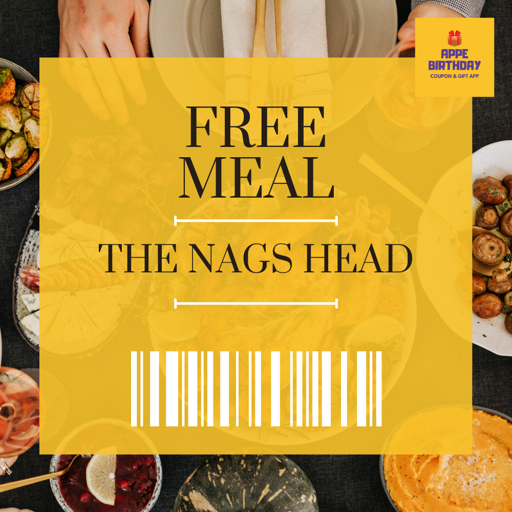 Nags Head Pub FREE Meal