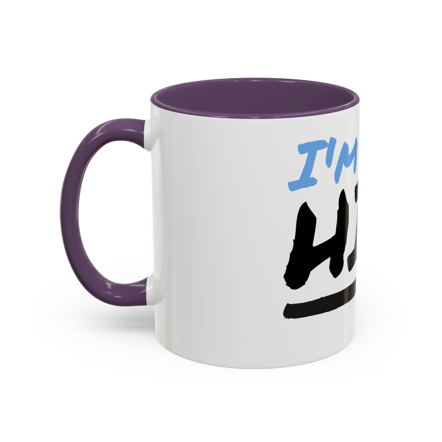 I'm With Him Accent Coffee Mug - 11 oz, Funny Relationship Mug