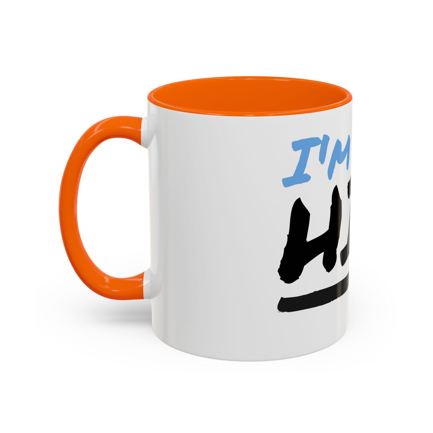 I'm With Him Accent Coffee Mug - 11 oz, Funny Relationship Mug