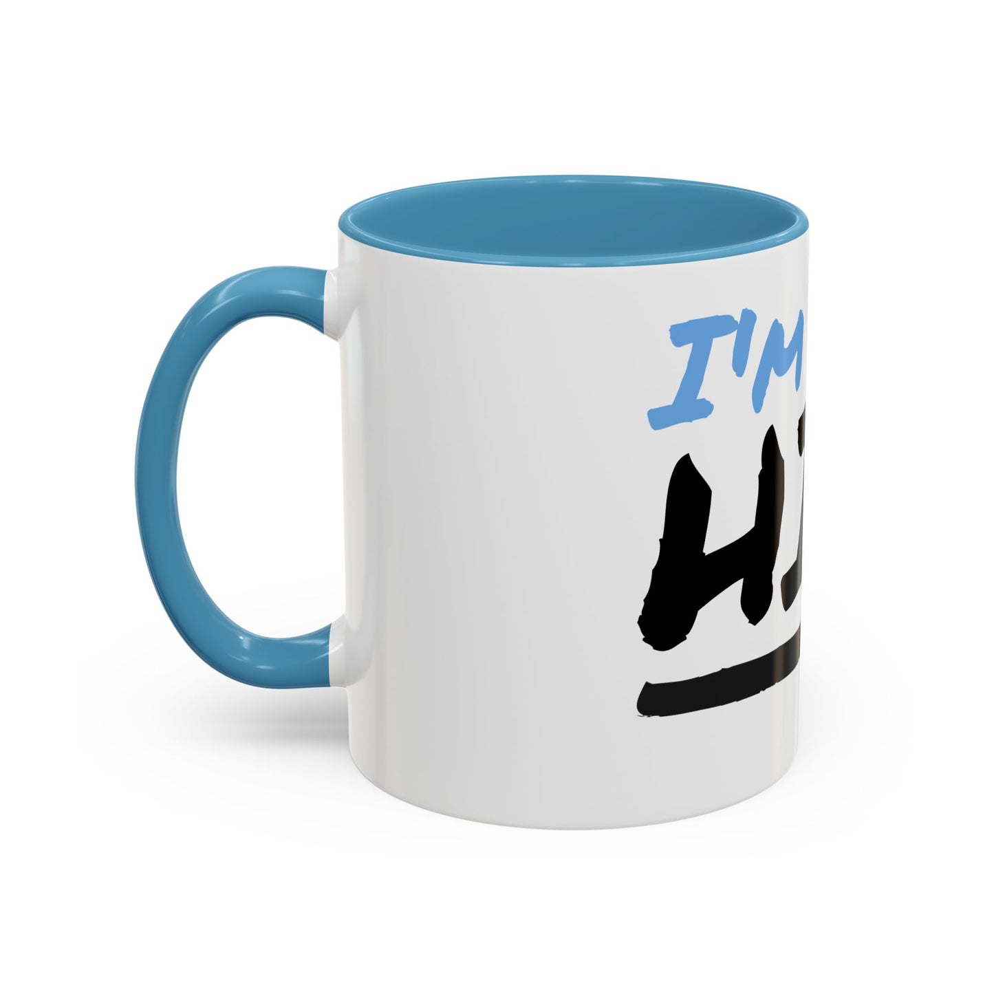 I'm With Him Accent Coffee Mug - 11 oz, Funny Relationship Mug