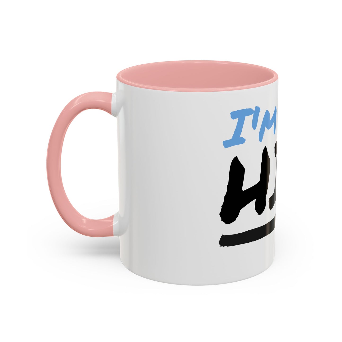 I'm With Him Accent Coffee Mug - 11 oz, Funny Relationship Mug