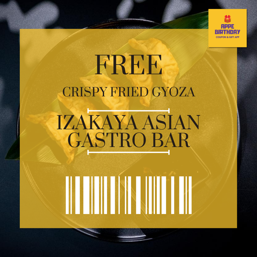 Izakaya Asian Gastro Bar FREE Crispy Gyoza