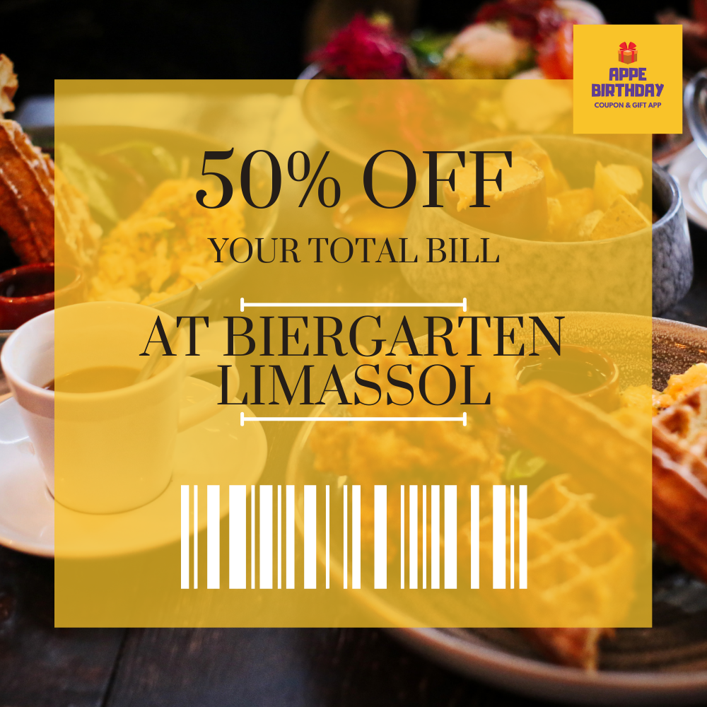 BIERGARTEN 50% OFF