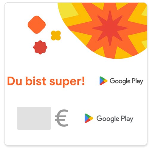 Google Play Gift Code, For Germany, Sent via Email