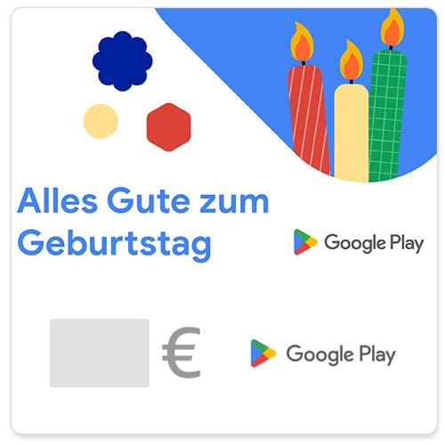 Google Play Gift Code, For Germany, Sent via Email