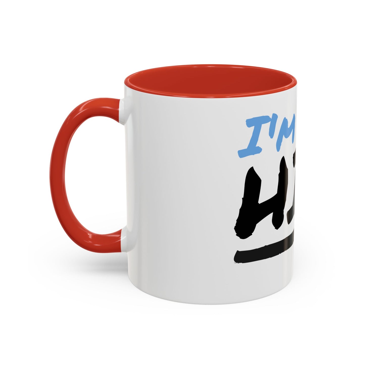 I'm With Him Accent Coffee Mug - 11 oz, Funny Relationship Mug