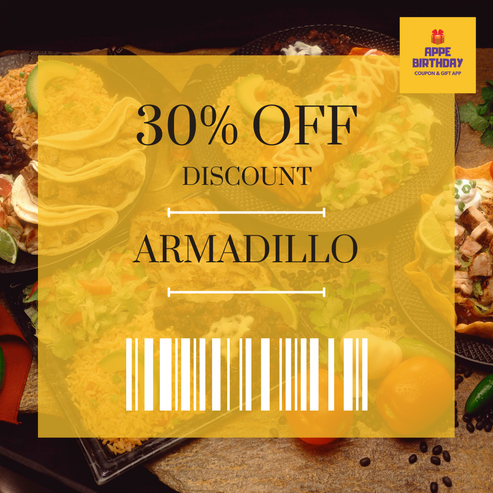 ARMADILLO 30% OFF