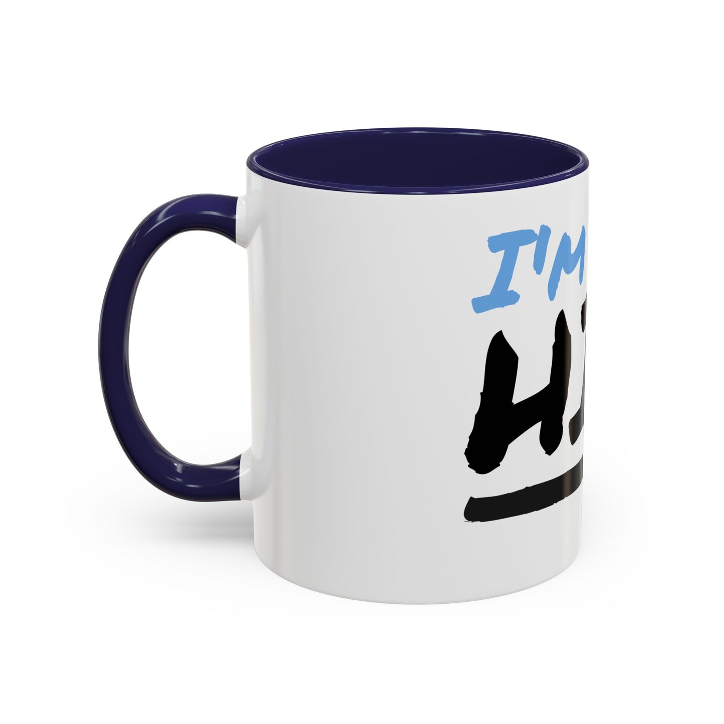 I'm With Him Accent Coffee Mug - 11 oz, Funny Relationship Mug