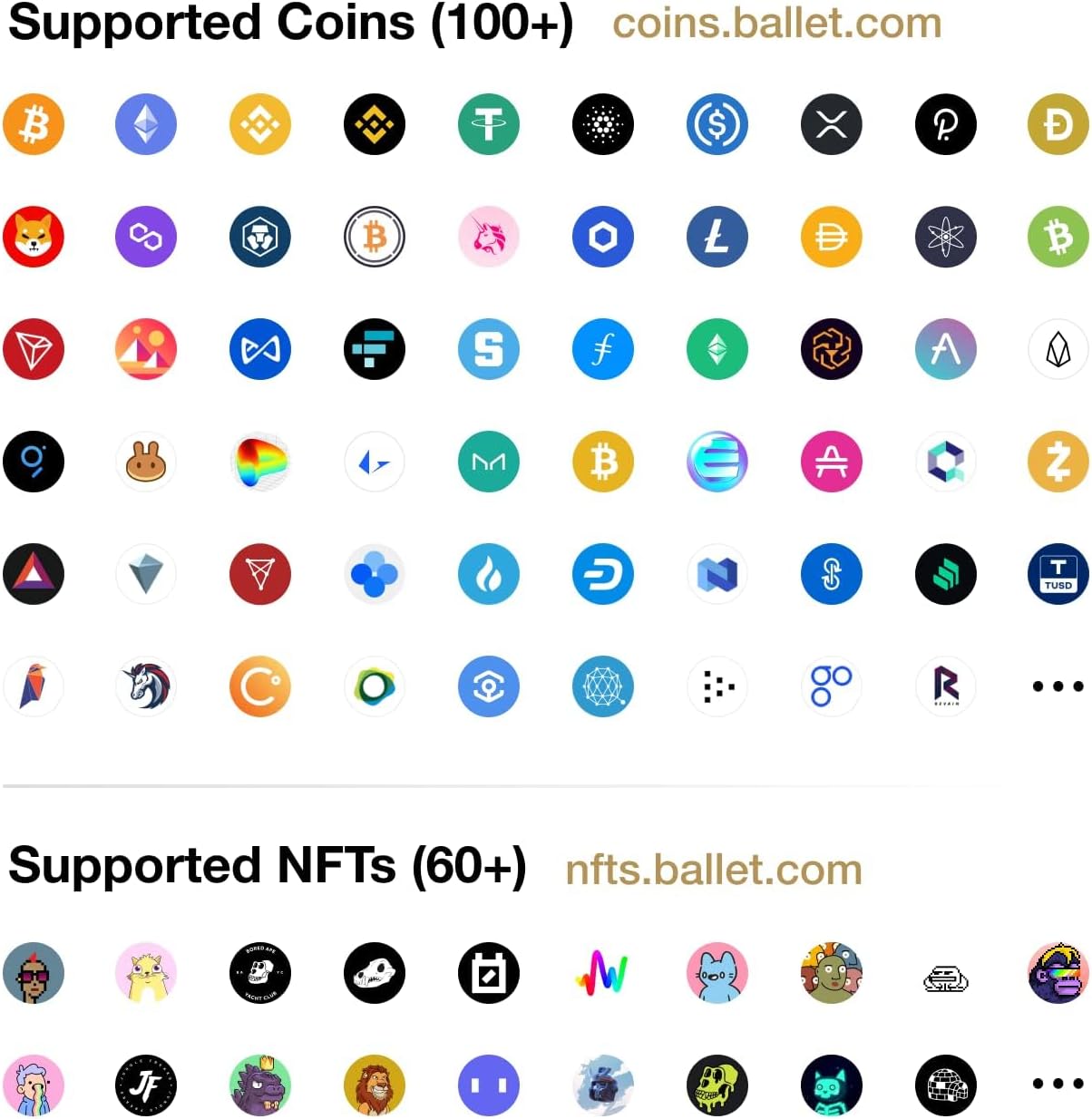 Ballet REAL Bitcoin - Cryptocurrency Physical Wallet