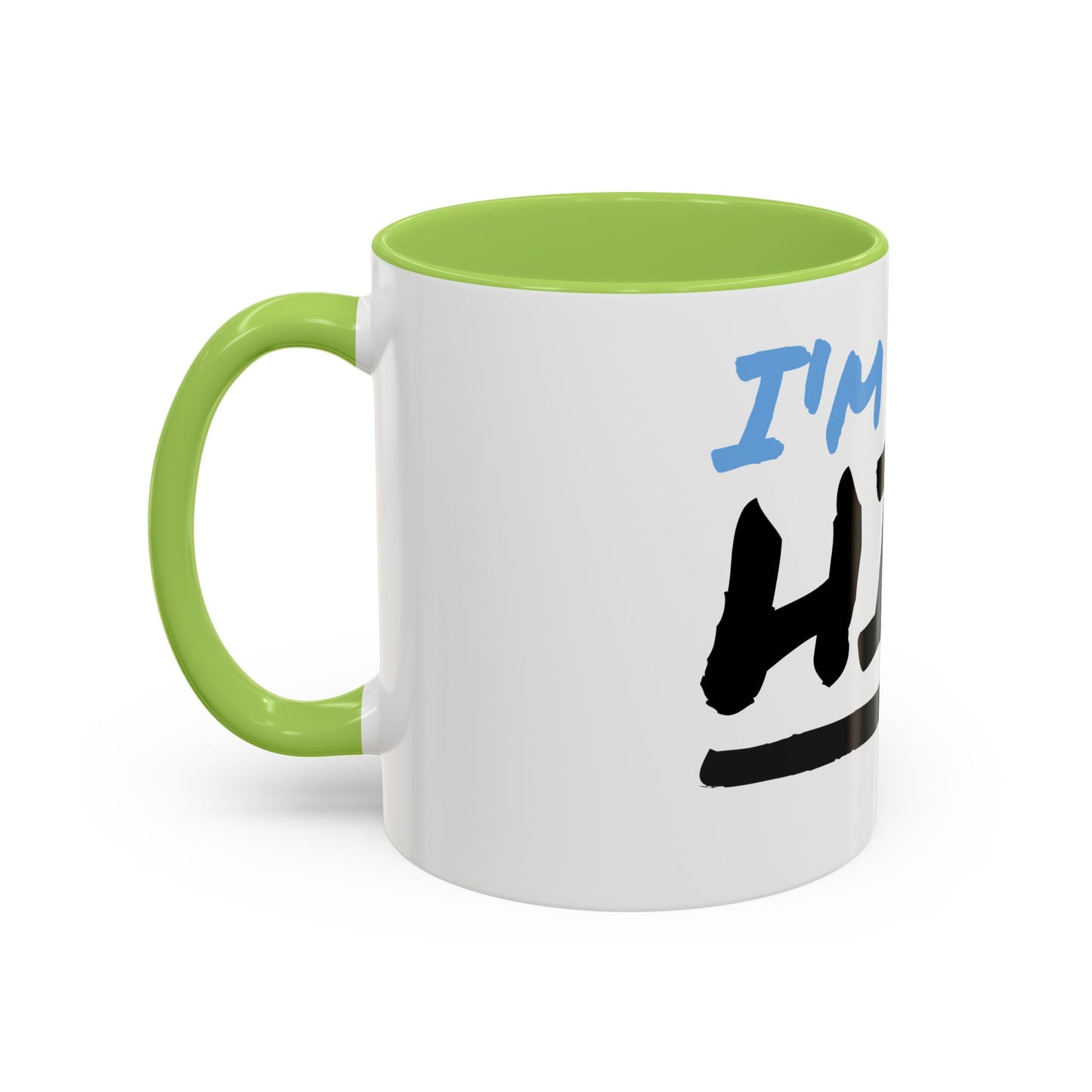 I'm With Him Accent Coffee Mug - 11 oz, Funny Relationship Mug