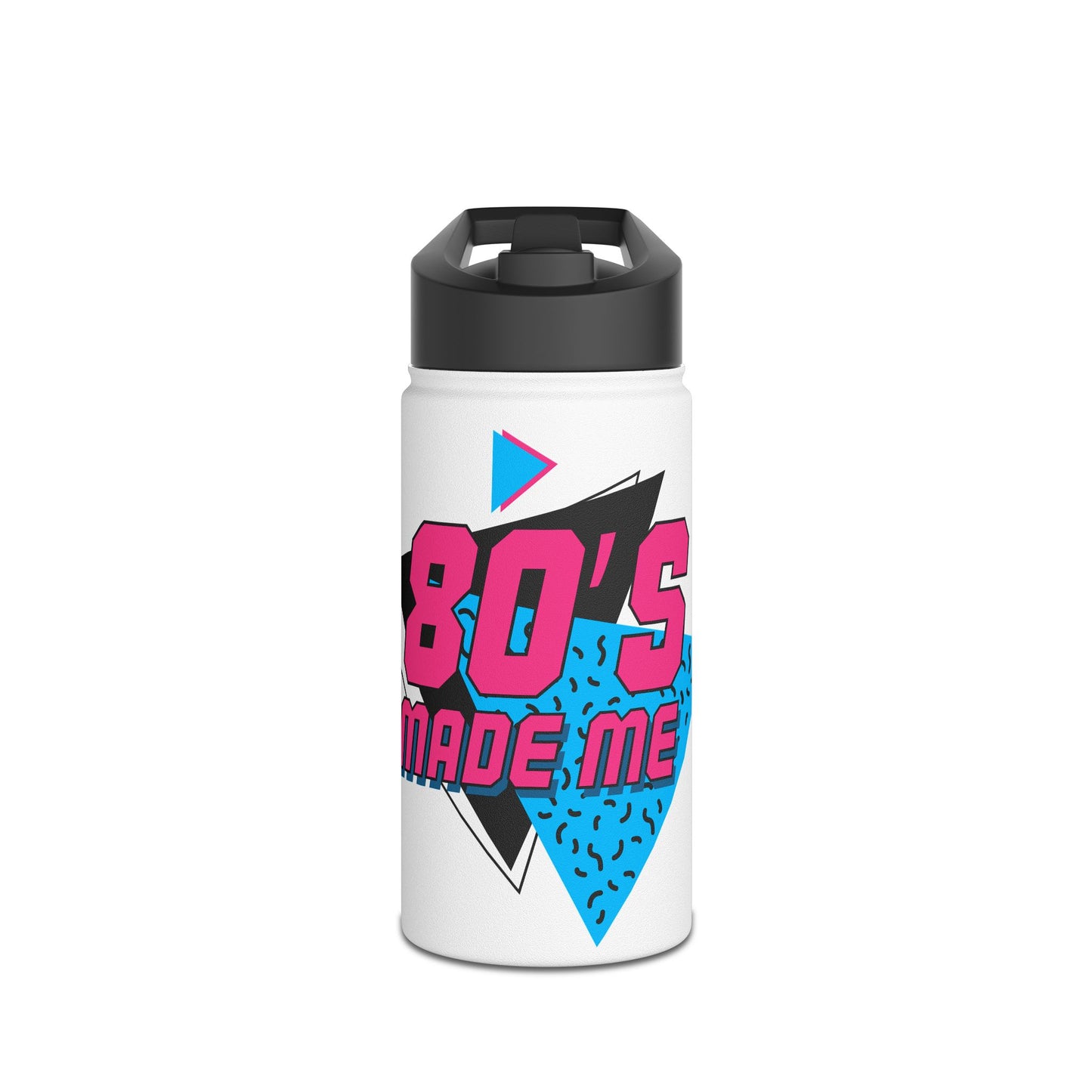 80's Retro Stainless Steel Water Bottle, Hydration Flask