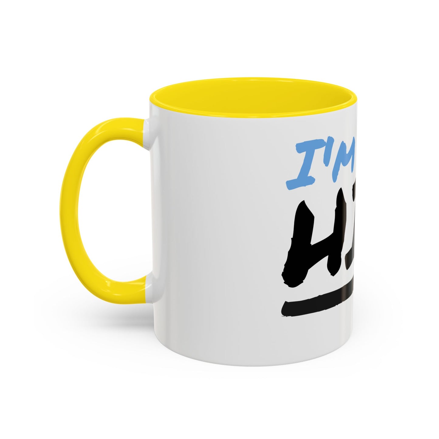 I'm With Him Accent Coffee Mug - 11 oz, Funny Relationship Mug