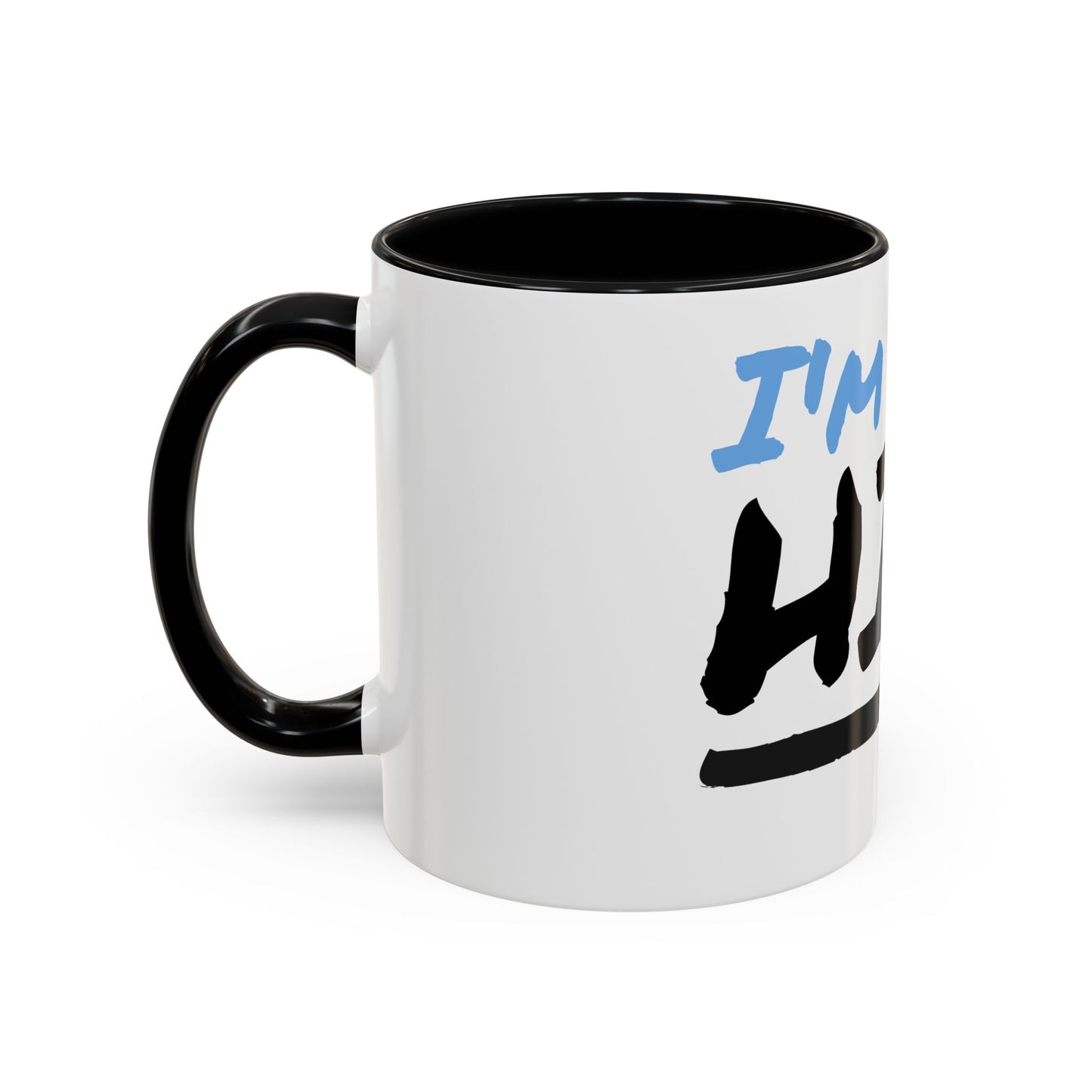 I'm With Him Accent Coffee Mug - 11 oz, Funny Relationship Mug