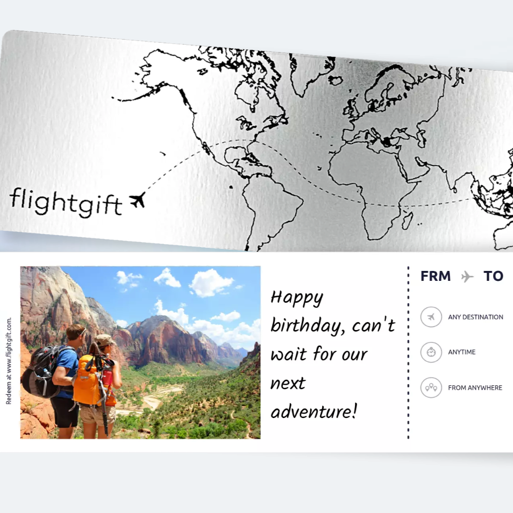 Universal 400+ Major Airlines Flight Gift Card