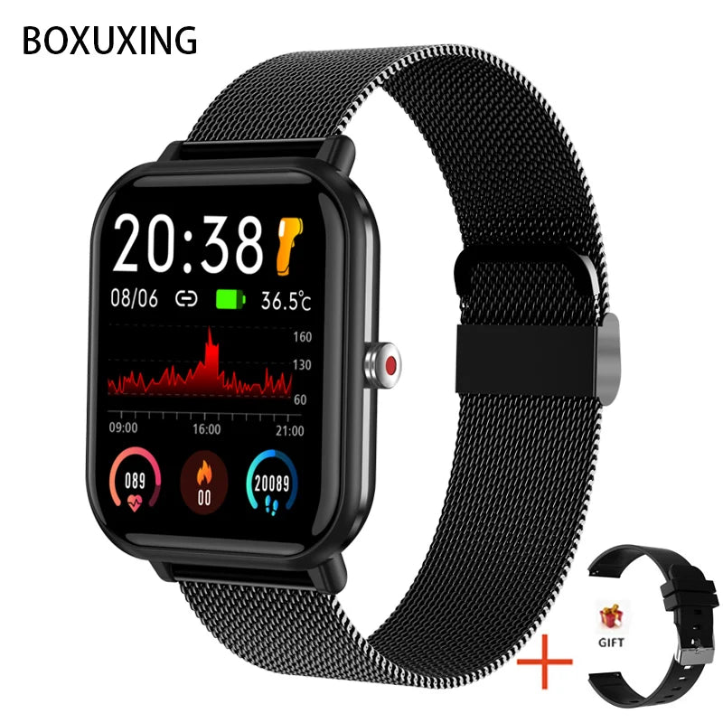 2023 New Smart Watch Men Blood Oxygen Monitoring Sports Fitness Watch Man Woman Body Temperature Monitor Smart Watch for Xiaomi